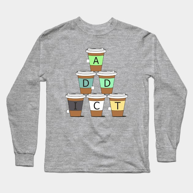 Tea addict Long Sleeve T-Shirt by Byrnsey